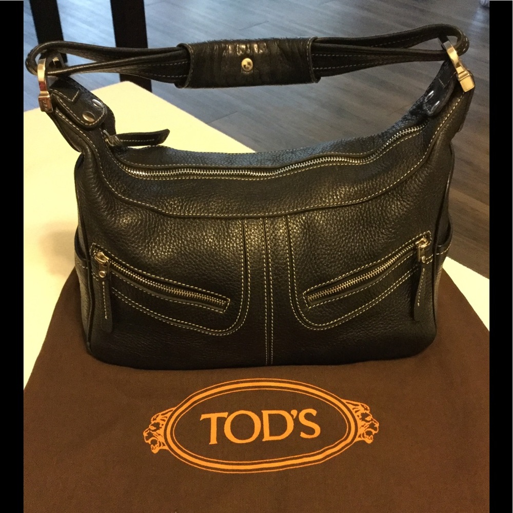 Tods JP Leather Satchel Bag